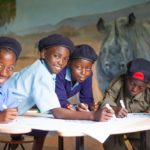 Children in Zambia learn about wildlife and are inspired to love rhino.