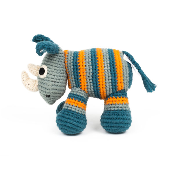 Crochet Rhino Toy