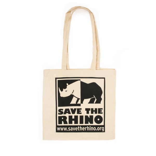 Save the Rhino Cotton Tote Bag