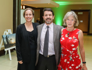 Cathy Dean with Elise Serfontein and Chris Serfontein