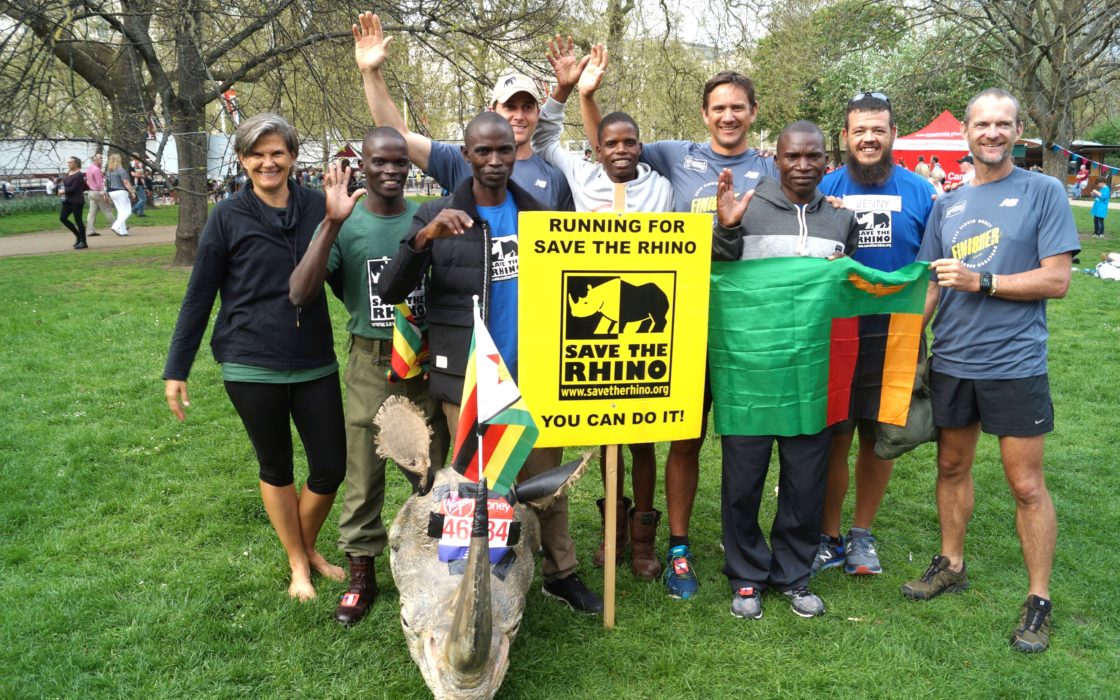 Ranger team at the London Marathon