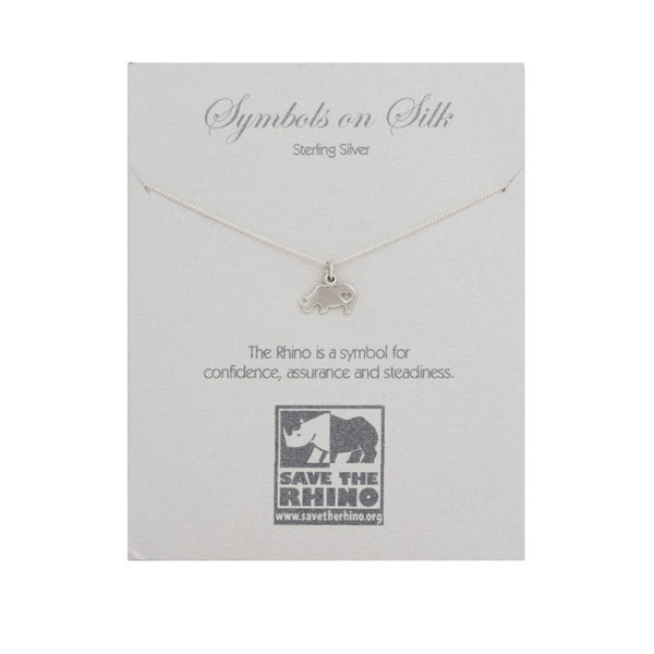 Rhino Necklace on Sterling Silver Chain