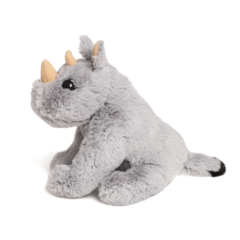 Medium Rhino Soft Toy Side Profile