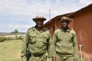 Two rangers, William and Kiloku.