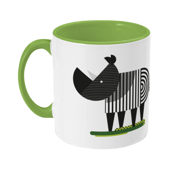 Savannah Rhino mug green