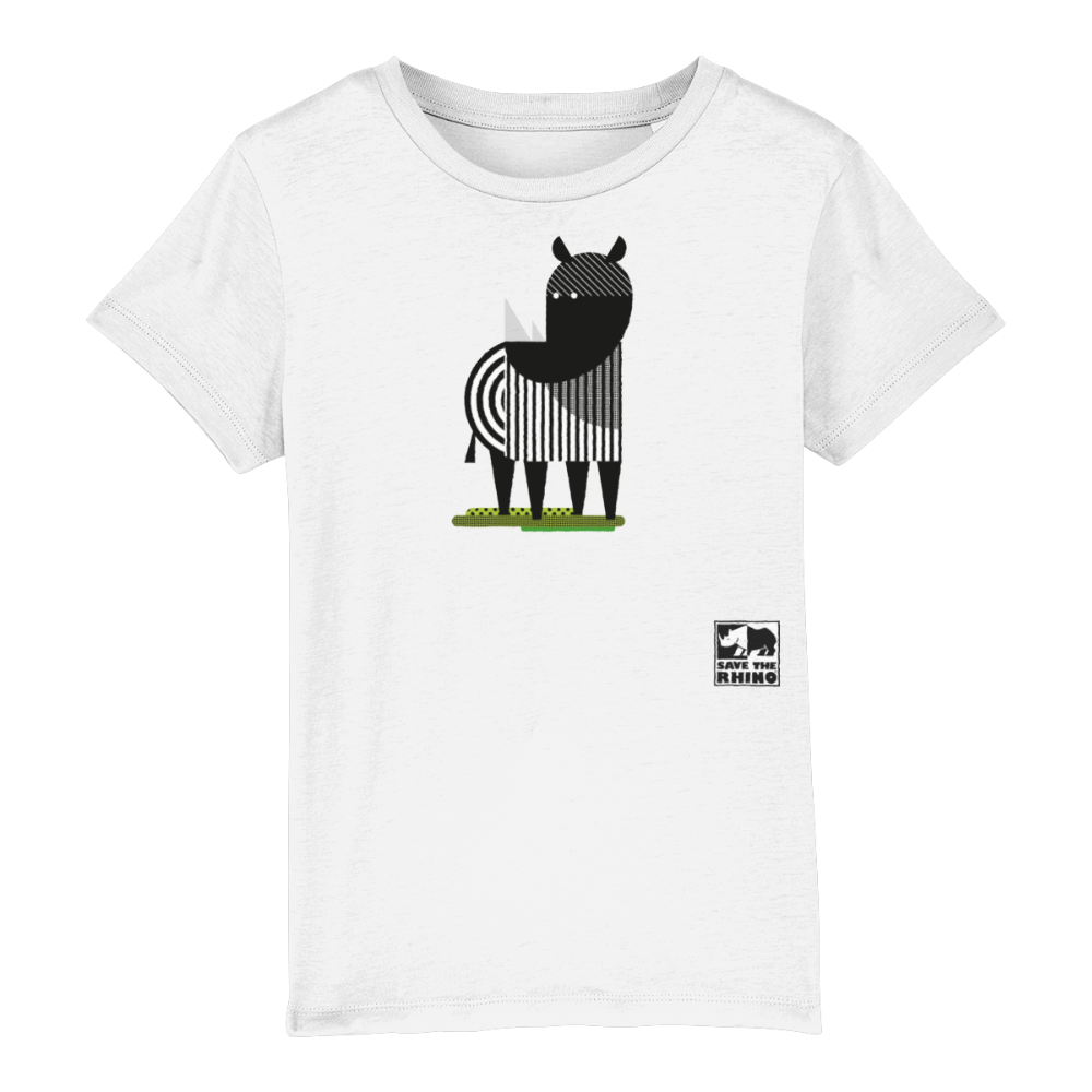 White Rholo Rhino T-shirt