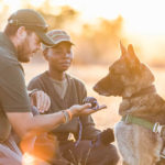 Canine unit training, credit Mana Meadows.