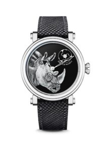 A liited edition timepiece dedicated to rhinos