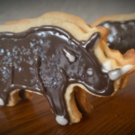 Chocolate covered rhino cookie