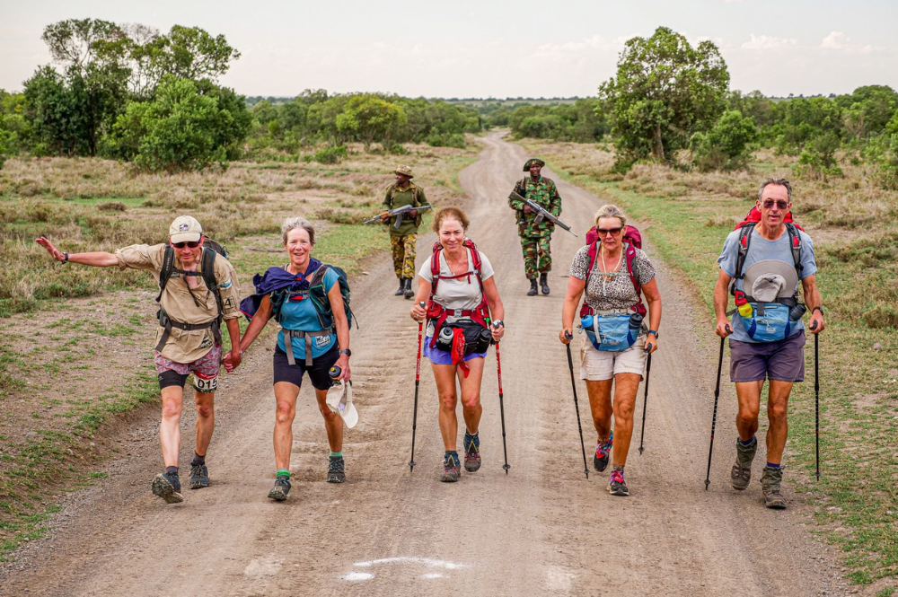 Five finishers and two rangers