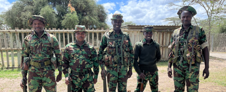 5-person ranger unit smiling