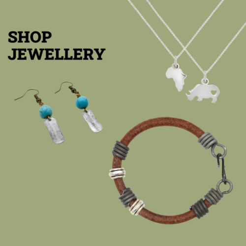 Bracelet, earrings, necklace