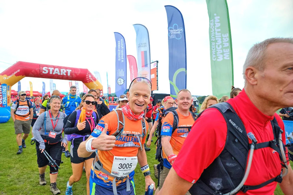 Participants of the South Coast Ultra Challenge at the start line