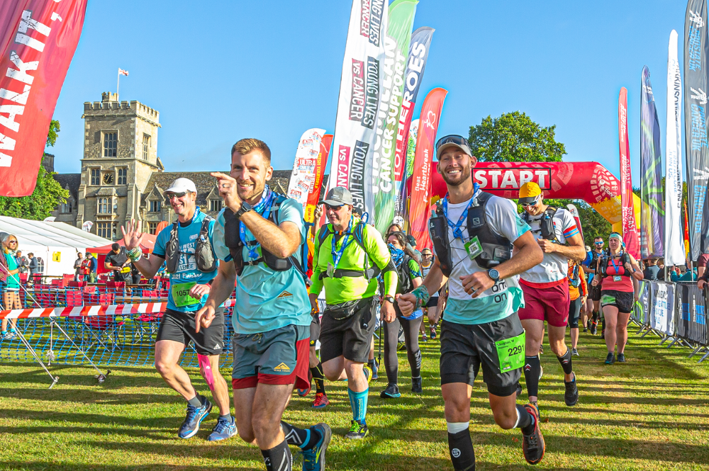 Runners at the start of the South West 50 Ultra Challenge