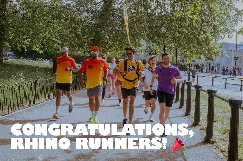 Congratulations, rhino runners
