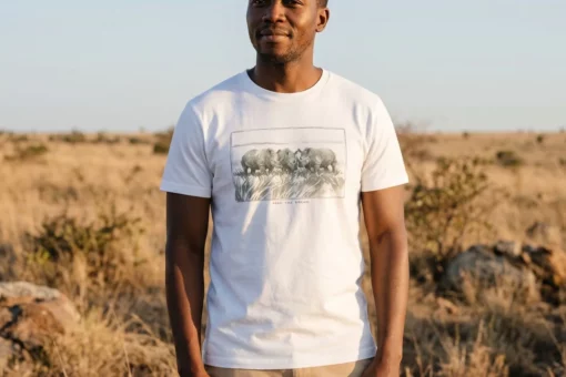 Men's Watercolour Rhino T-Shirt