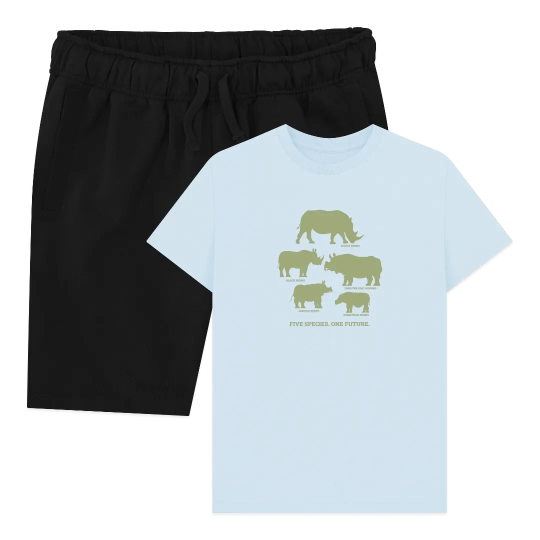 Men's Five Species One Future T-shirt and Shorts Bundle